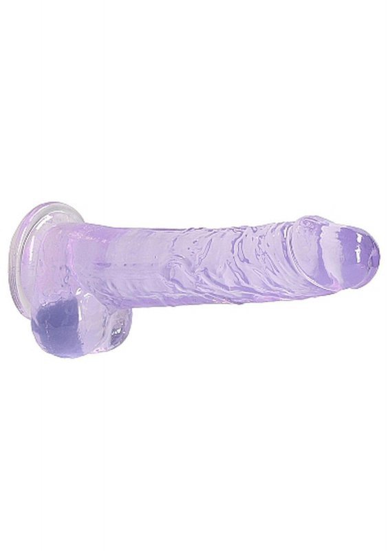 8&quot;&quot; / 20 cm Realistic Dildo With Balls - Purple