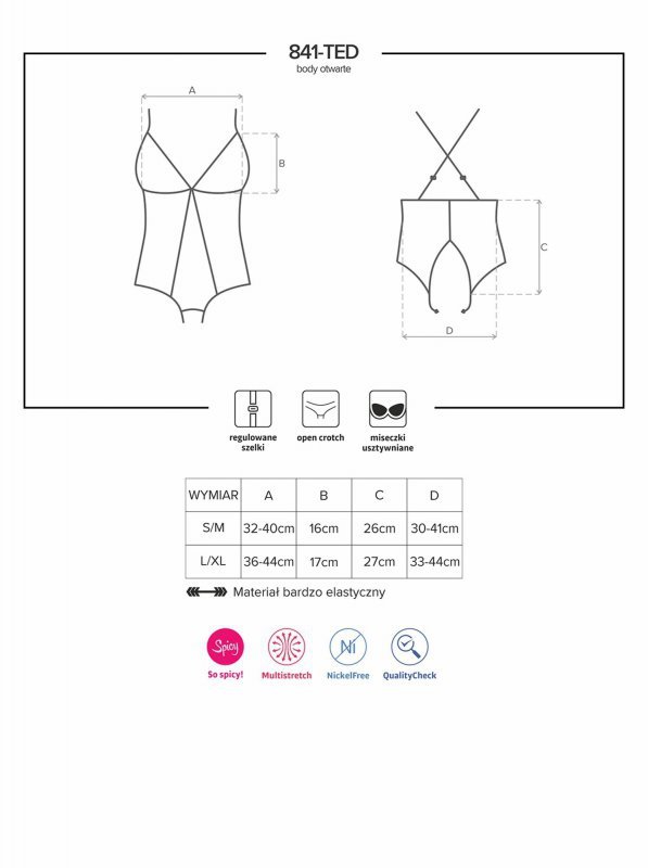 Bielizna-841-TED-1 body  S/M