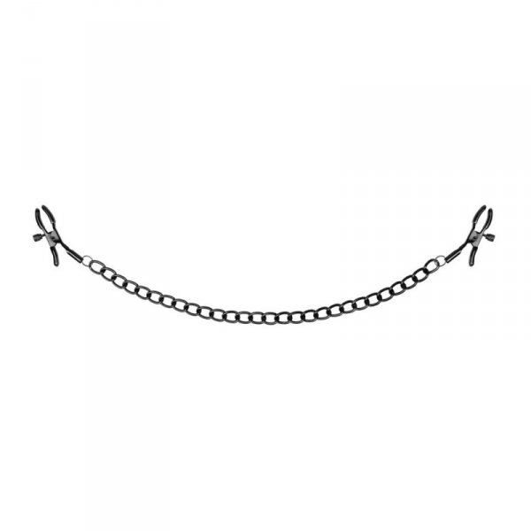 Bedroom Fantasies - Nipple Clamps
with Chain Black