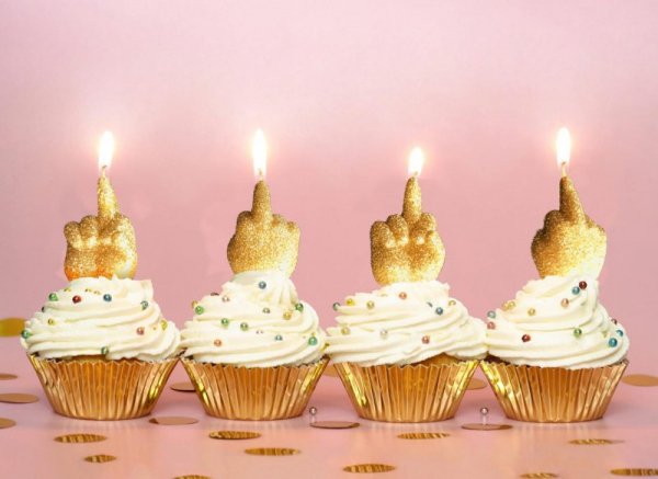 Happy F’ing Birthday Candle Set