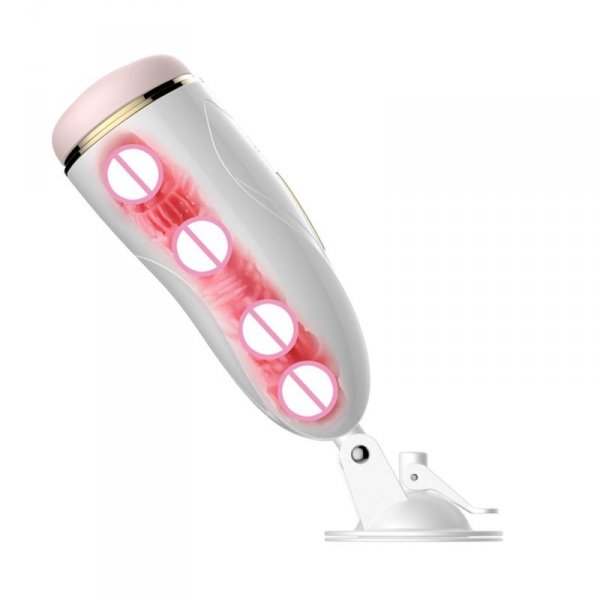 Masturbator-Vibrating Masturbation Cup USB 7 + Interactive Function / Talk Mode