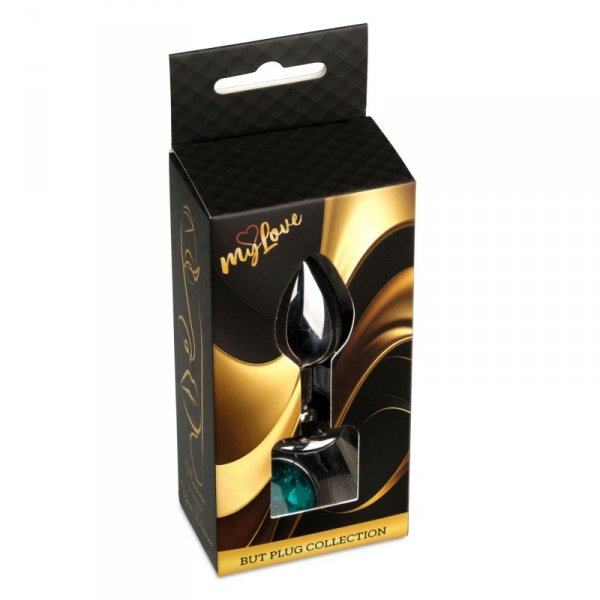 MyLove Toys - Jewellery Dark Silver PLUG- Green