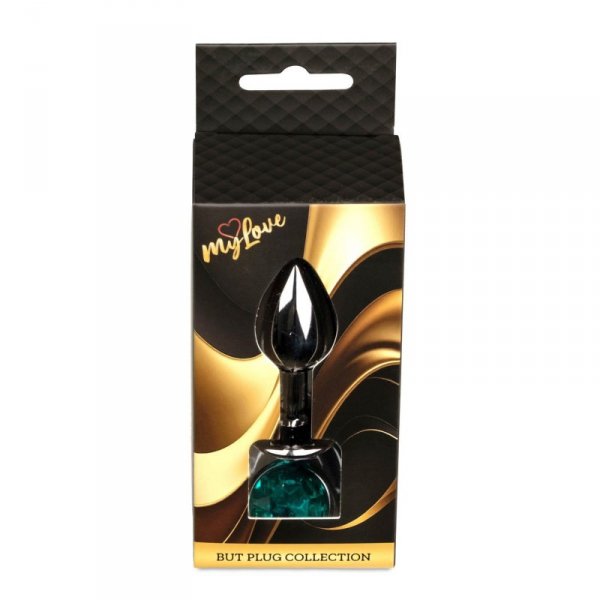 MyLove Toys - Jewellery Dark Silver PLUG- Green