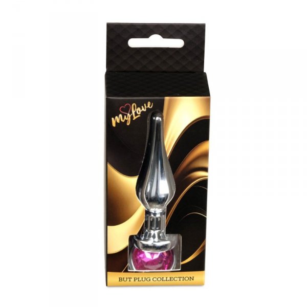 MyLove Toys - Jewellery Silver BUTT PLUG- Pink