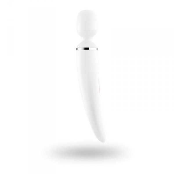 Wibrator - Satisfyer Wand-er Woman (White/Chrome)