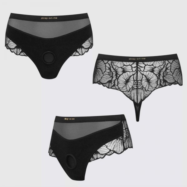 HARNESS LINGERIE SUBLIME - M - BLACK