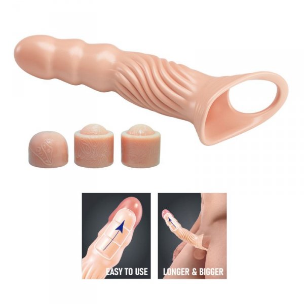 Pretty Love 3.0" Adjustable Penis Sleeve Extender