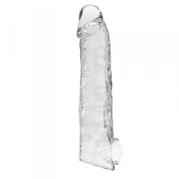 Pretty Love Extension Penis Sleeve with Modular Length Blocks – Clear – 26 cm