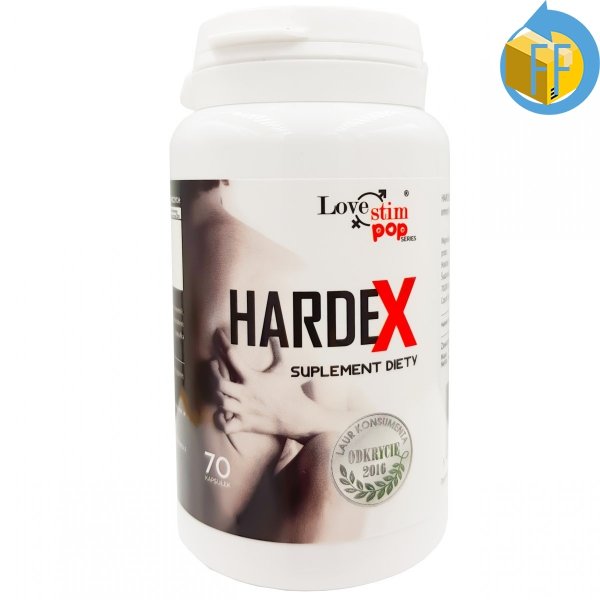 HARDEX 70kaps suplement na erekcję, potencję wytrysk