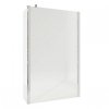 Ścianka prysznicowa narożna z ścianką ruchomą Easy In 80 szkło transparentne