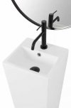 WOLNOSTOJĄCA umywalka ceramiczna REA KAMILA WHITE biała