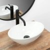 Umywalka ceramiczna nablatowa owalna REA PAMELA MINI biała