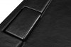 BESCO Brodzik półokrągły Axim Ultraslim czarny 90x90 + syfon