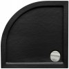 BESCO Brodzik półokrągły Aron SlimLine Stone Effect New 90 x 90 + syfon