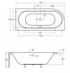 BESCO Wanna 160x75 Avita Prawa + Syfon