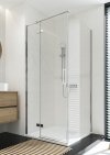 Kabina prysznicowa JOTA Lewa 80x80x195cm profil czarny S160-007