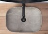 Umywalka ceramiczna nablatowa REA LIVIA BEIGE MAT imitacja kamienia beż