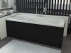 BESCO Wanna 130x70 Talia z czarną obudową + syfon
