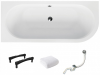 BESCO Wanna 160x75 Avita Slim Lewa + Syfon
