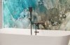 Bateria wannowa Invena Moonlight czarna rose gold