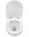 MISA WC podwieszana bezkołnierzowa REA CARLOS SLIM LAVA SHINY marmur