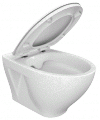 Miska WC zawieszana MODUO CleanOn deska duroplast K701-147