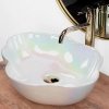 Umywalka nablatowa ceramiczna Pearl Akoya  