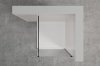 Invena ścianka walk-in ryflowana 80x200 kabina szyba szkło 8 mm hartowane