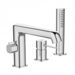 Bateria wannowa 3-otworowa POLA chrom BAP_013D