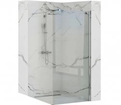 Ścianka prysznicowa REA AERO 90x195 easy WALK-IN przezroczysta