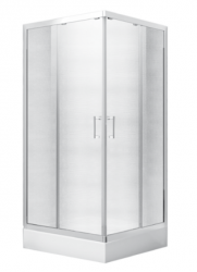 Kabina prysznicowa kwadratowa Modern 165 niska 90x90 cm mrożona