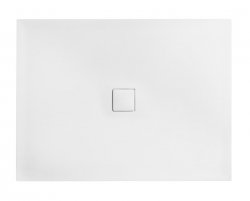 Brodzik mineralny prostokątny Nox Ultraslim biały 100x80