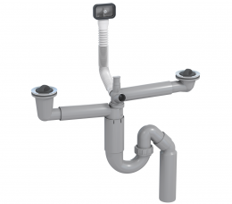 Syfon P-LOC ZLEW 2-KOM PL2-D5S45-01PL 