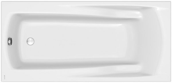 Wanna prostokątna akrylowa Zen by Cersanit 180x85 + syfon nogi ręcznik