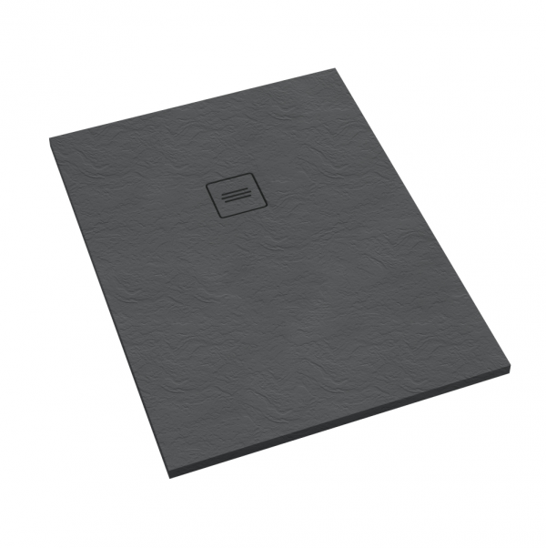 Brodzik prostokątny kompozytowy Schedline PROTOS Grey Stone 140x90