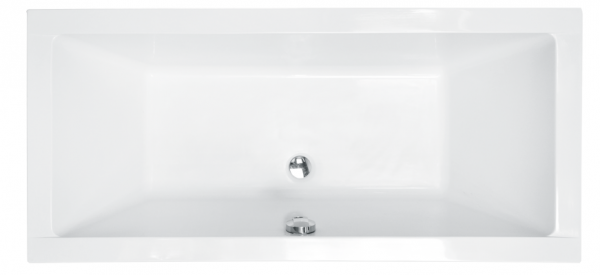 BESCO Wanna 190x90 Quadro z białą obudową + Syfon