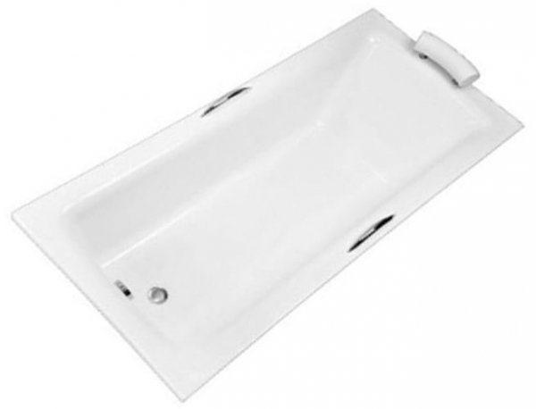 BESCO Wanna 160x75 Talia Premium z białą obudową + syfon