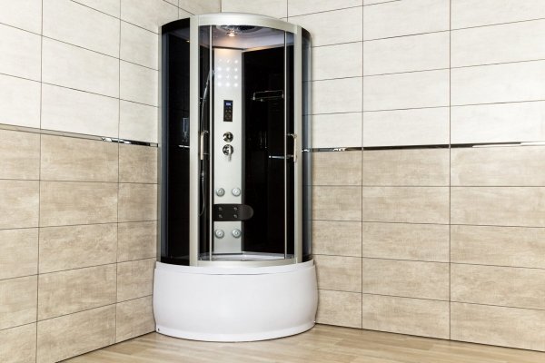 Kabina z hydromasażem KERRA 90x90 SILVER PRIME z brodzikiem