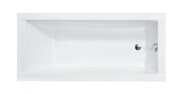 BESCO Wanna 180x80 Modern z białą obudową + Syfon