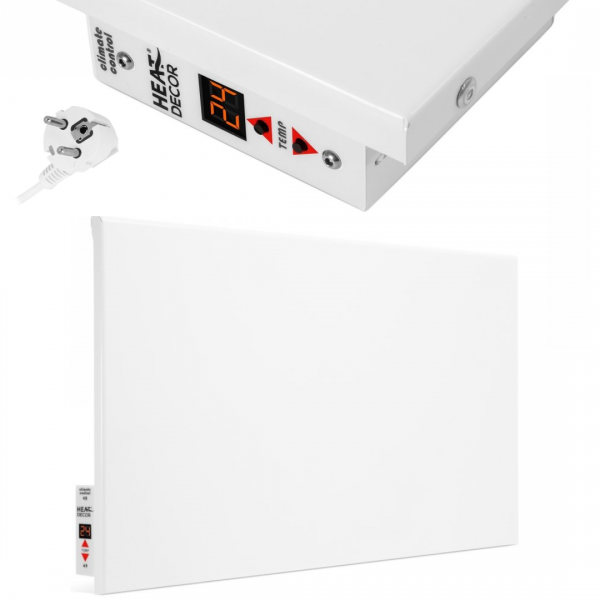 Grzejnik na podczerwień w zestawie z termostatem i nóżkami, moc 700W-14 m2