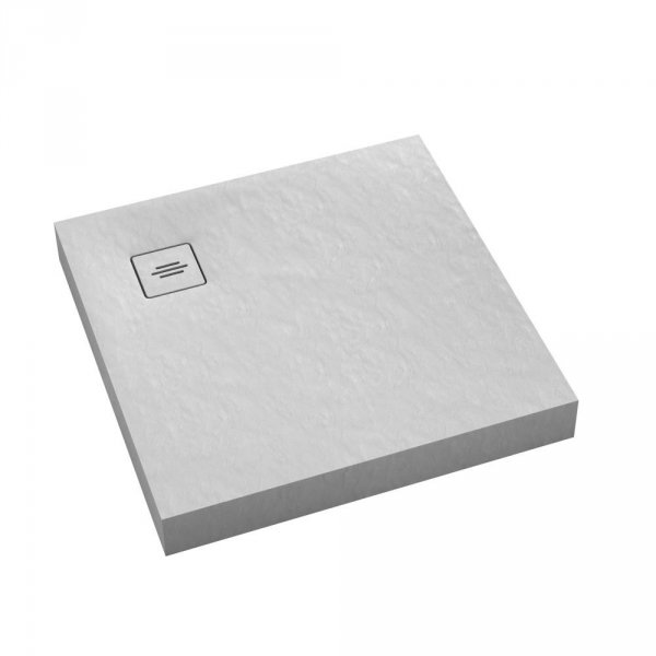 Brodzik kwadratowy kompaktowy Schedline NONLIMITS Biały Kamień 90x90