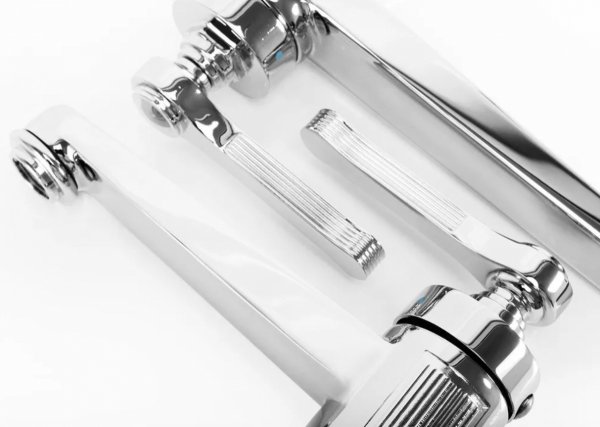 Bateria umywalkowa wysoka REA MONACO chrom zdobiona