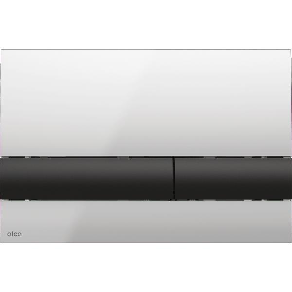 Przycisk chrom-mat/czarny M1712-8