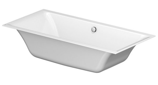 Wanna prostokątna akrylowa Cersanit Larga SLIM 190x90 + syfon nogi ręcznik