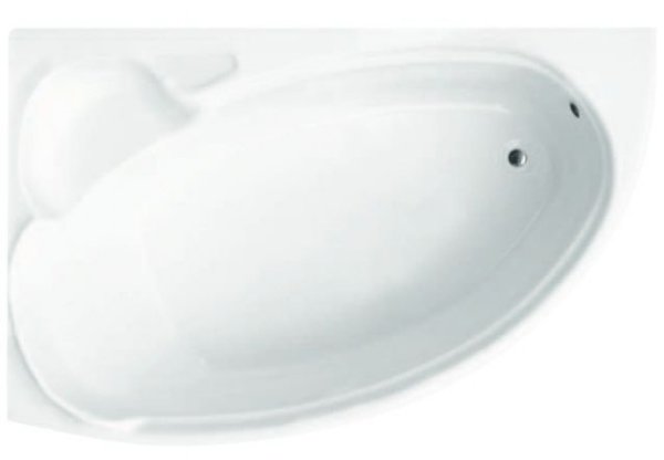 Besco Wanna 140x95 Finezja Nova lewa + Syfon