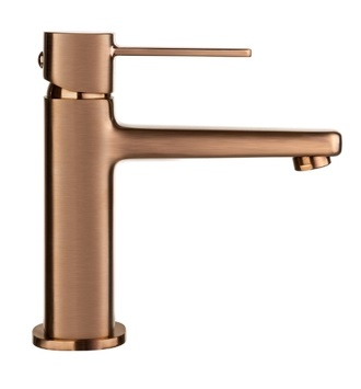 Bateria umywalkowa Invena GLAMOUR miedź BU-02-001