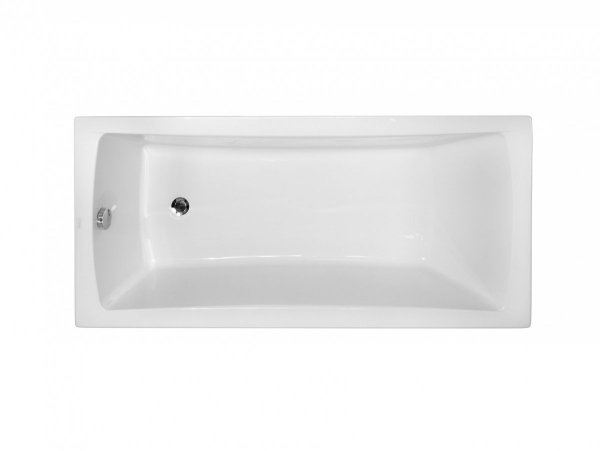 BESCO Wanna 160x70 Optima z białą obudową + Syfon