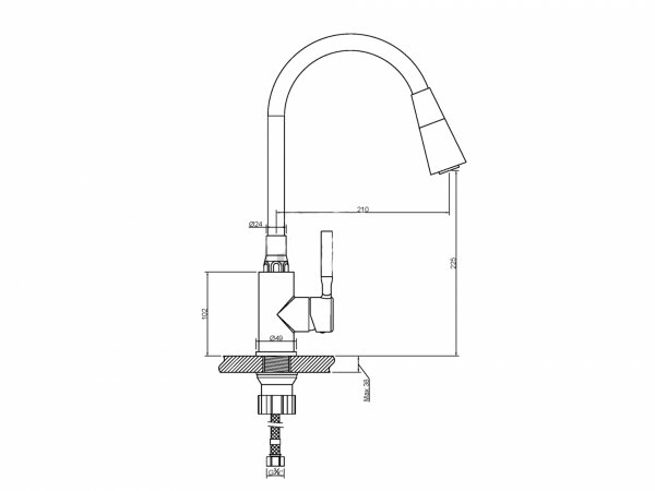  Bateria zlewozmywakowa Pogo Plus beżowa BZ-80-P03