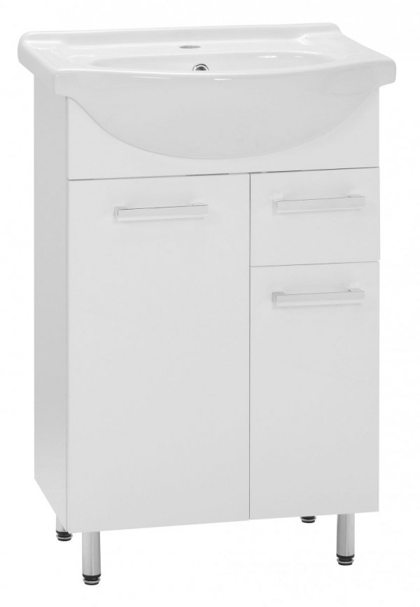 Zestaw Lupo 55cm szafka z umywalką AM-LUD-550-27