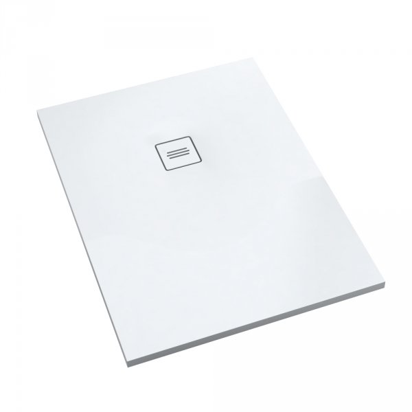 Brodzik kwadratowy kompozytowy Schedline PROTOS Smooth White 110x90